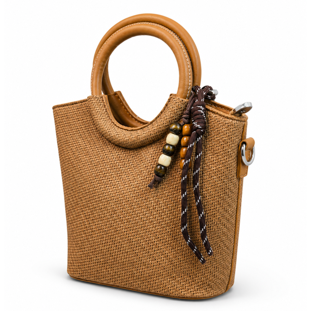 Balvencia Capri Woven Tote Bag