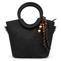 Balvencia Raven Woven Tote Bag