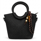 Balvencia Raven Woven Tote Bag