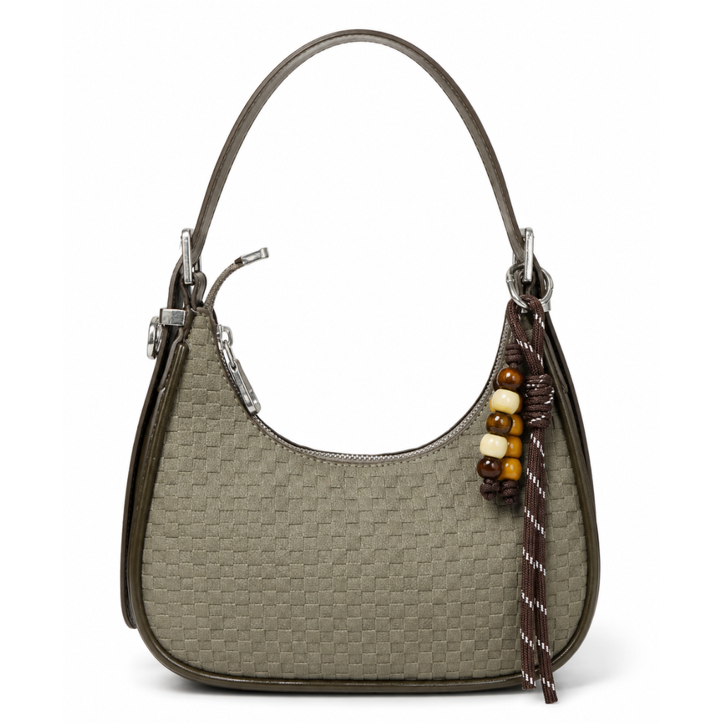 Balvencia Elara Woven Shoulder Bag