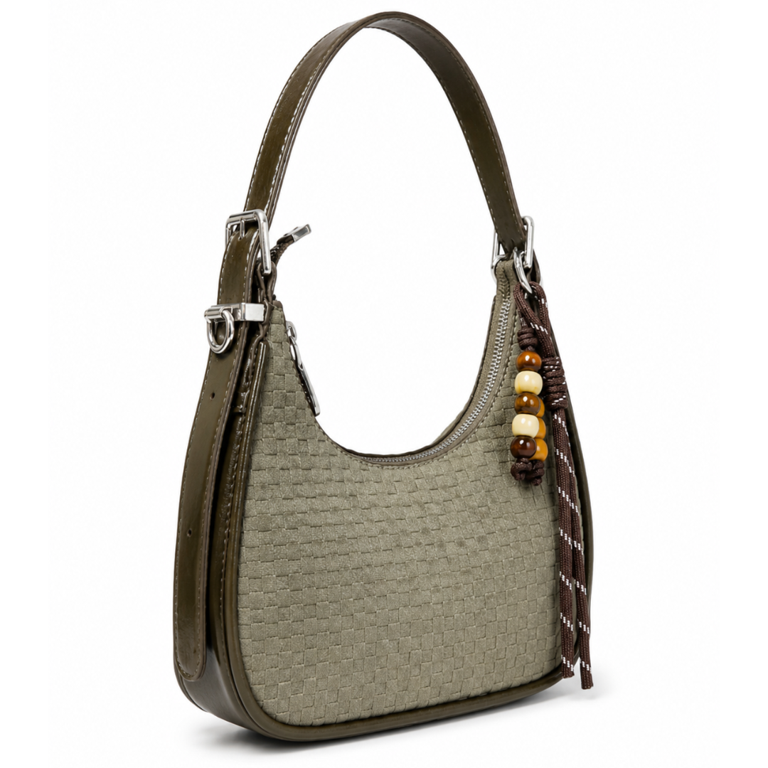Balvencia Elara Woven Shoulder Bag