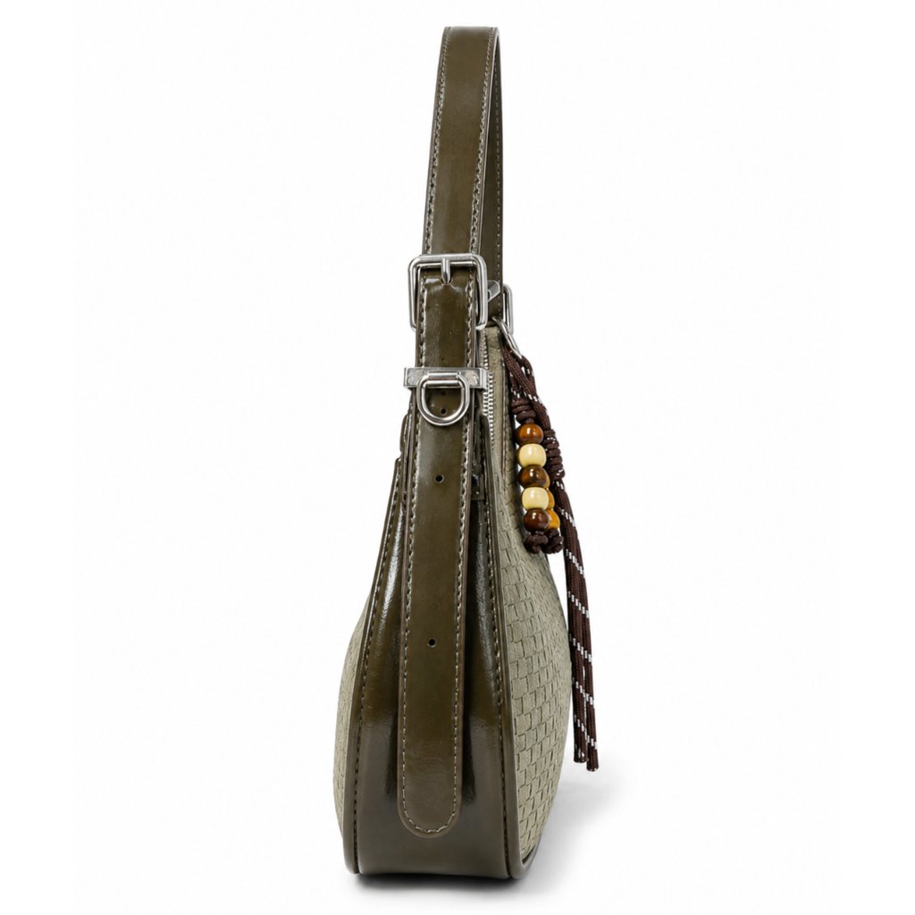 Balvencia Elara Woven Shoulder Bag