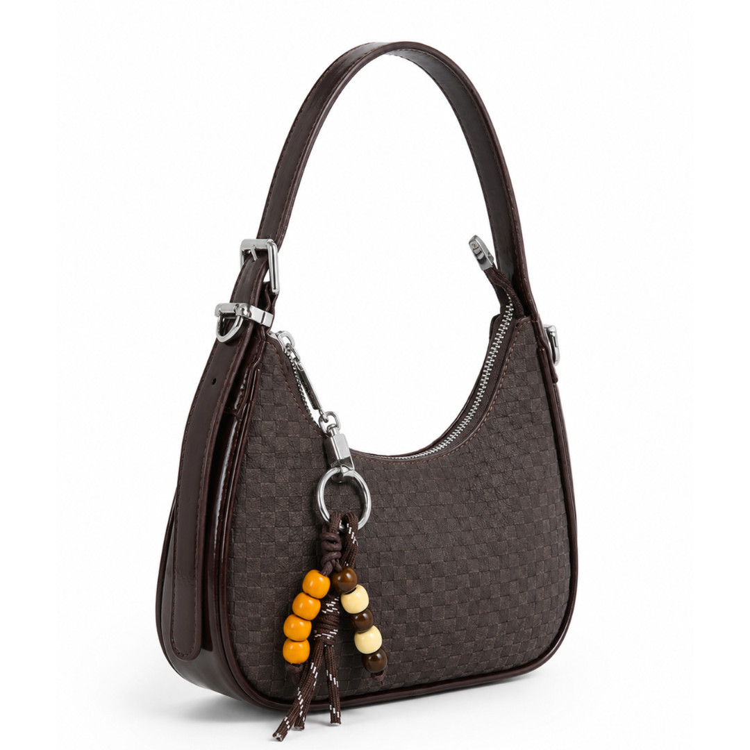 Balvencia Verona Woven Shoulder Bag