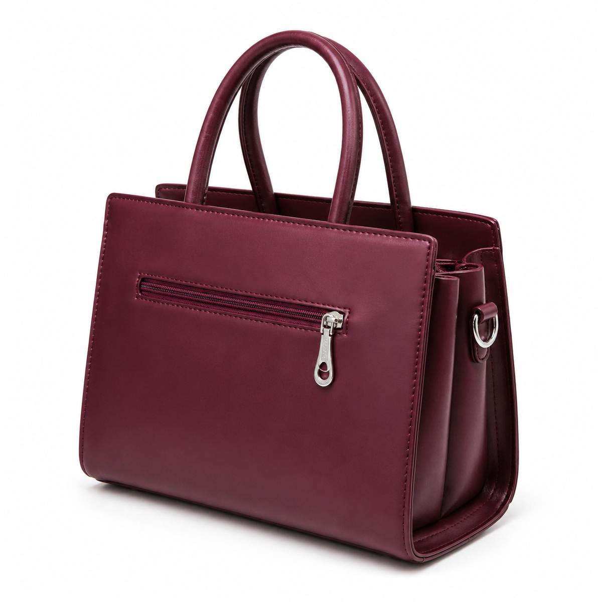 Balvencia Merlot Structured Handbag