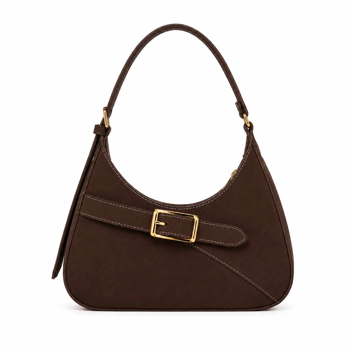 Balvencia Elara Buckle Shoulder Bag