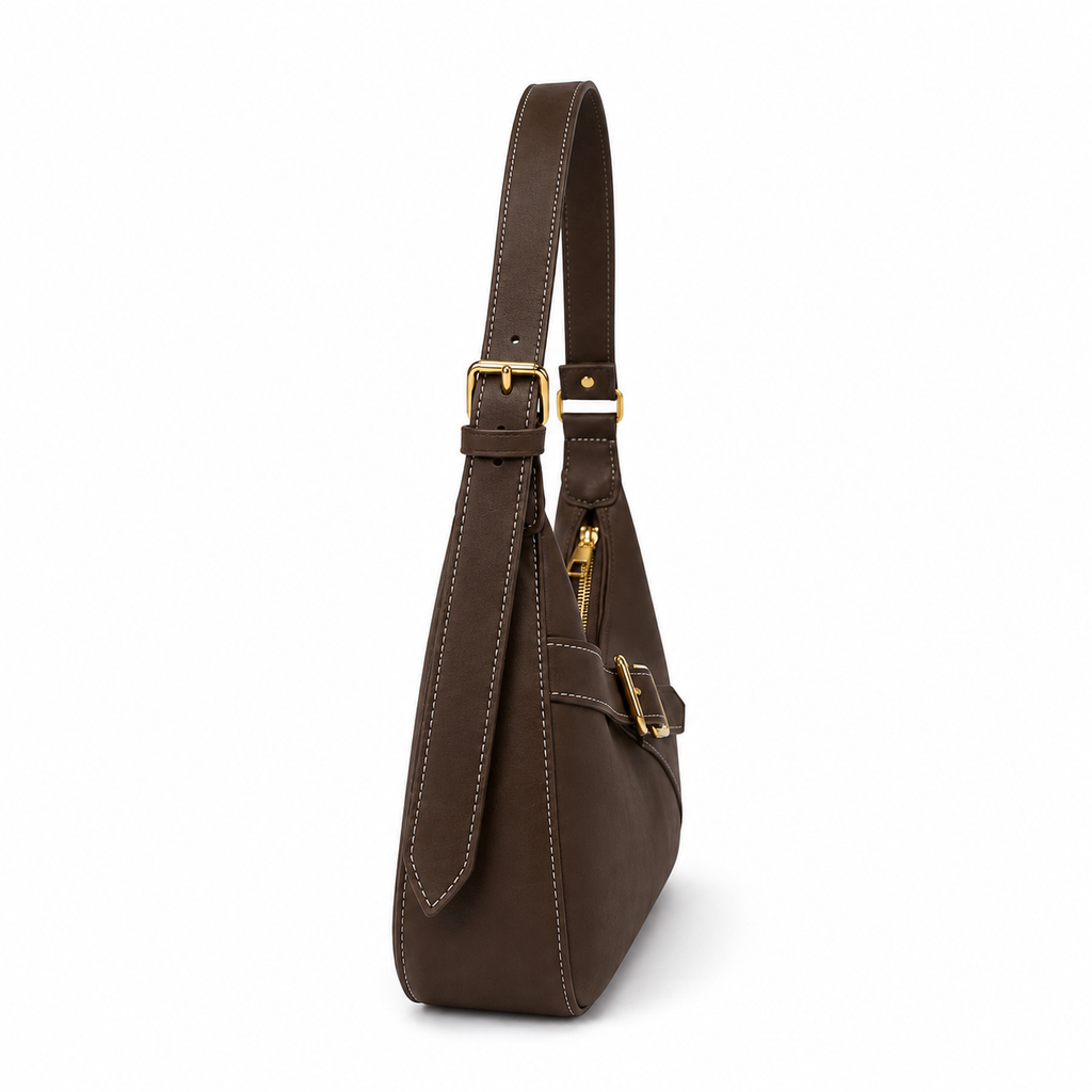 Balvencia Elara Buckle Shoulder Bag