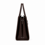 Balvencia Espresso Structured Tote Bag