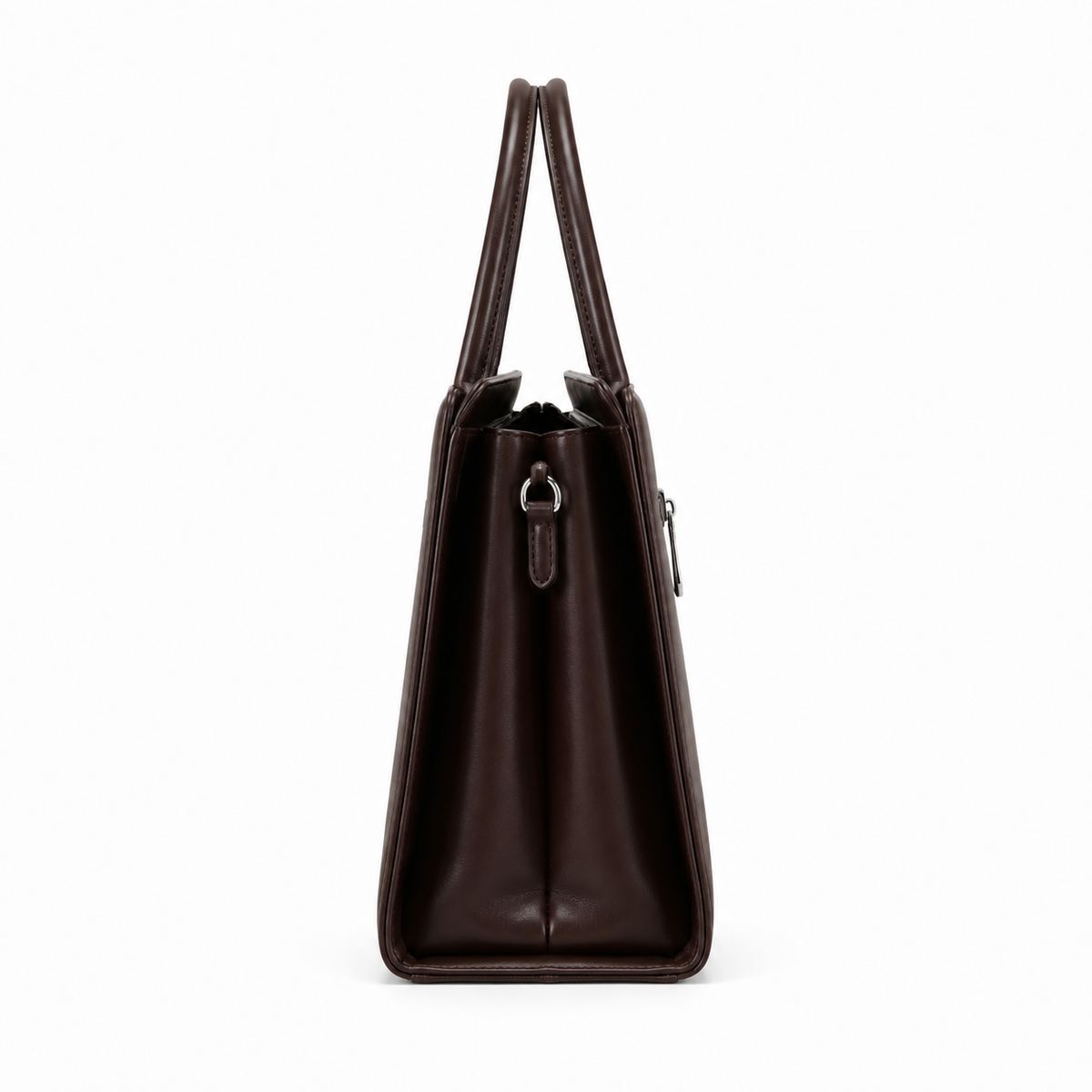 Balvencia Espresso Structured Tote Bag