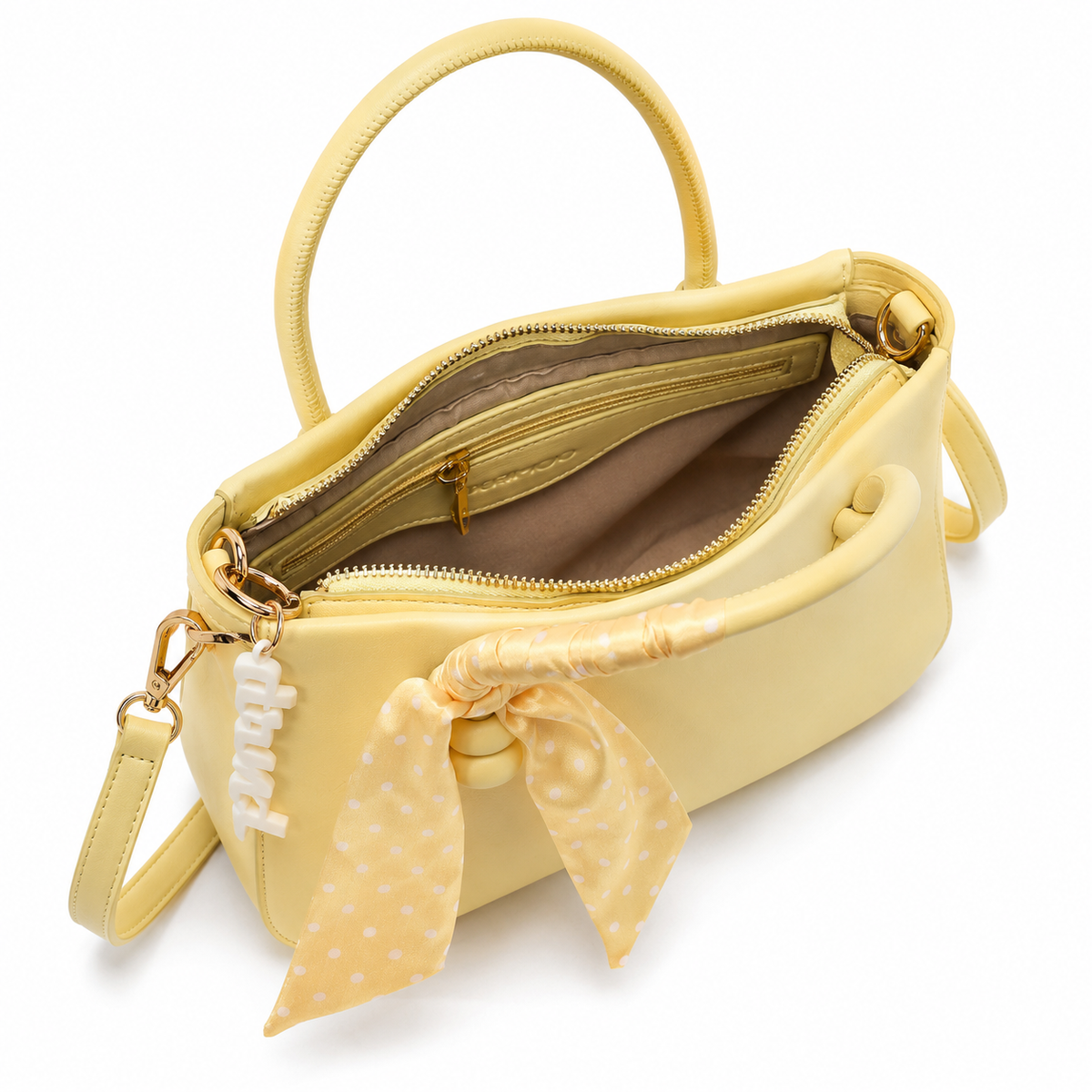 Balvencia Soleil Bow Accent Handbag